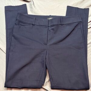 LOFT 8 Tall - Marisa Fit Trousers with comfort stretch in Navy Inseam 31